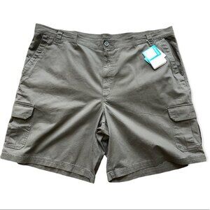 Columbia Shorts Mens 48 Green Khaki Brownsmead II Cargo Shorts Omni Shade New